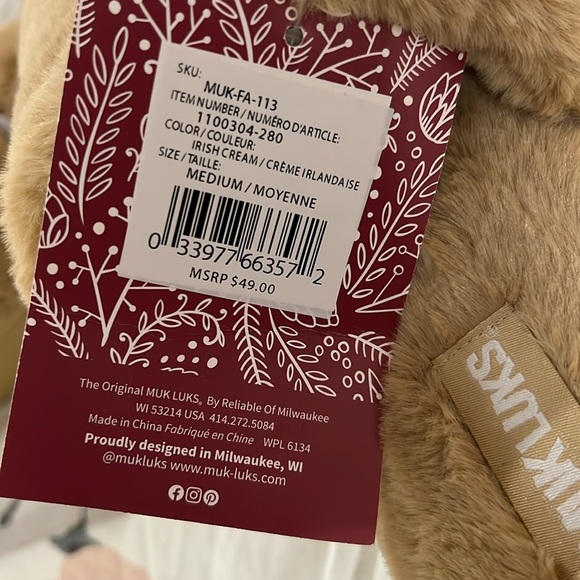 The Original MUK LUKS slippers medium 7-8 - Picture 2 of 4